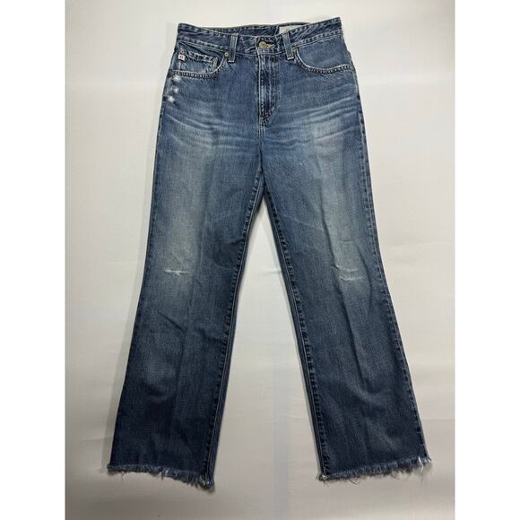 AG Adriano Goldschmied Women's The Rhett High Waisted Straight Jeans - Sz 27x26 - Picture 1 of 6